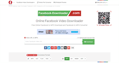 Desktop Screenshot of facebook-downloader.com